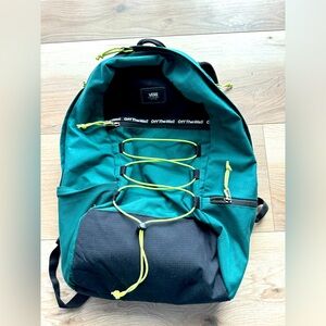 Vans backpack green